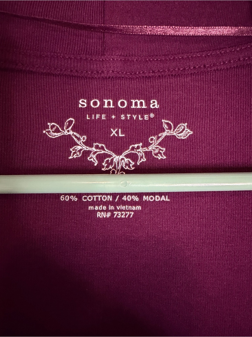 3/$20 Sonoma Women's Purple Long Sleeve Lightweight Open Front Cardigan - Picture 3 of 5